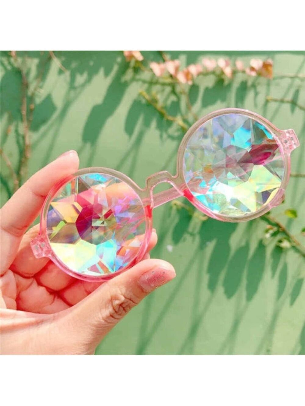 Sunglasses Kaleidoscope Rainbow Prism glasses - Picture 2 of 7